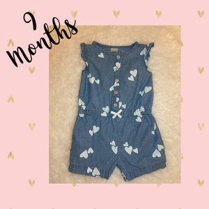 Denim onesie